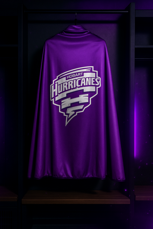Hobart Hurricanes Official BBL Merch - Adult Hero Supporter Cape