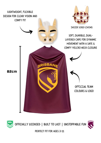 Brisbane Broncos - Action Hero Gift Pack | Official NRL Merch for Kids