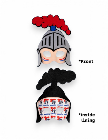 Newcastle Knights NRL Mini Mascot Kids Mask Outside Inside