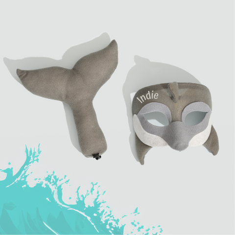 DOLPHIN - Animal mask & tail