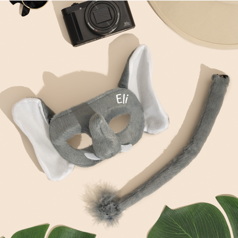 ELEPHANT - Animal mask & tail