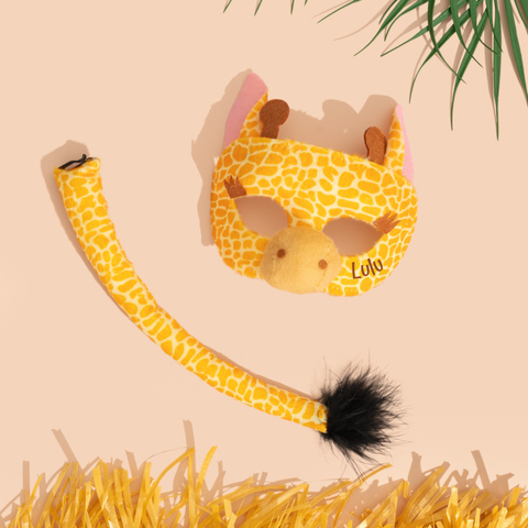 GIRAFFE - Animal mask & tail