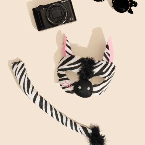 ZEBRA - Animal mask & tail