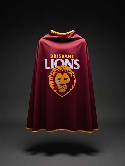 BRISBANE LIONS Official Adult/Teen AFL Hero Cape