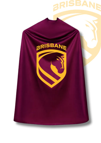 Brisbane Broncos Kids NRL Hero Pack – Cape & Mask Set
