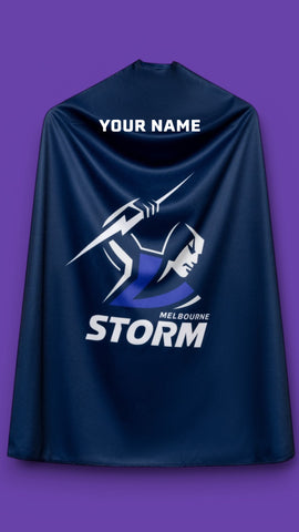 Melbourne Storm Kids NRL Supporter Cape