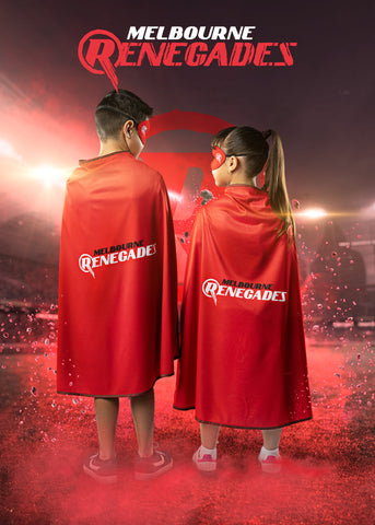 Melbourne Renegades Official BBL Merch - Adult Hero Supporter Cape