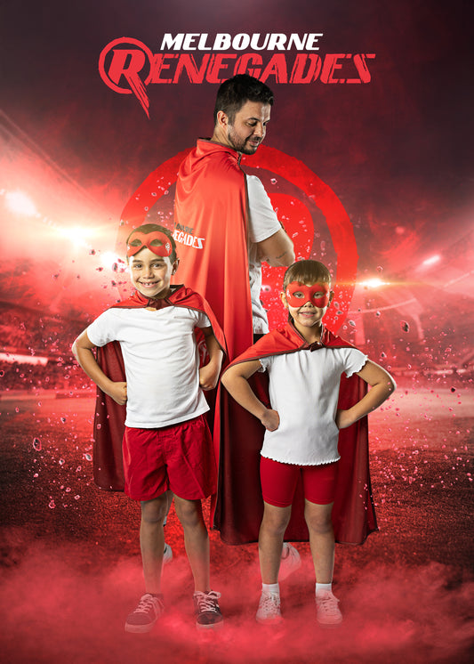 Melbourne Renegades Official BBL Merch - Adult Hero Supporter Cape