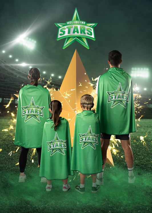 Melbourne Stars Official BBL Merch - Adult Hero Supporter Cape