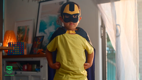 Melbourne Storm Kids NRL Supporter Cape