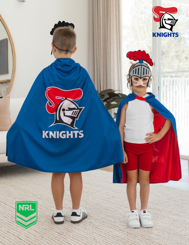 Newcastle Knights Kids NRL Hero Pack – Cape & Mask Set