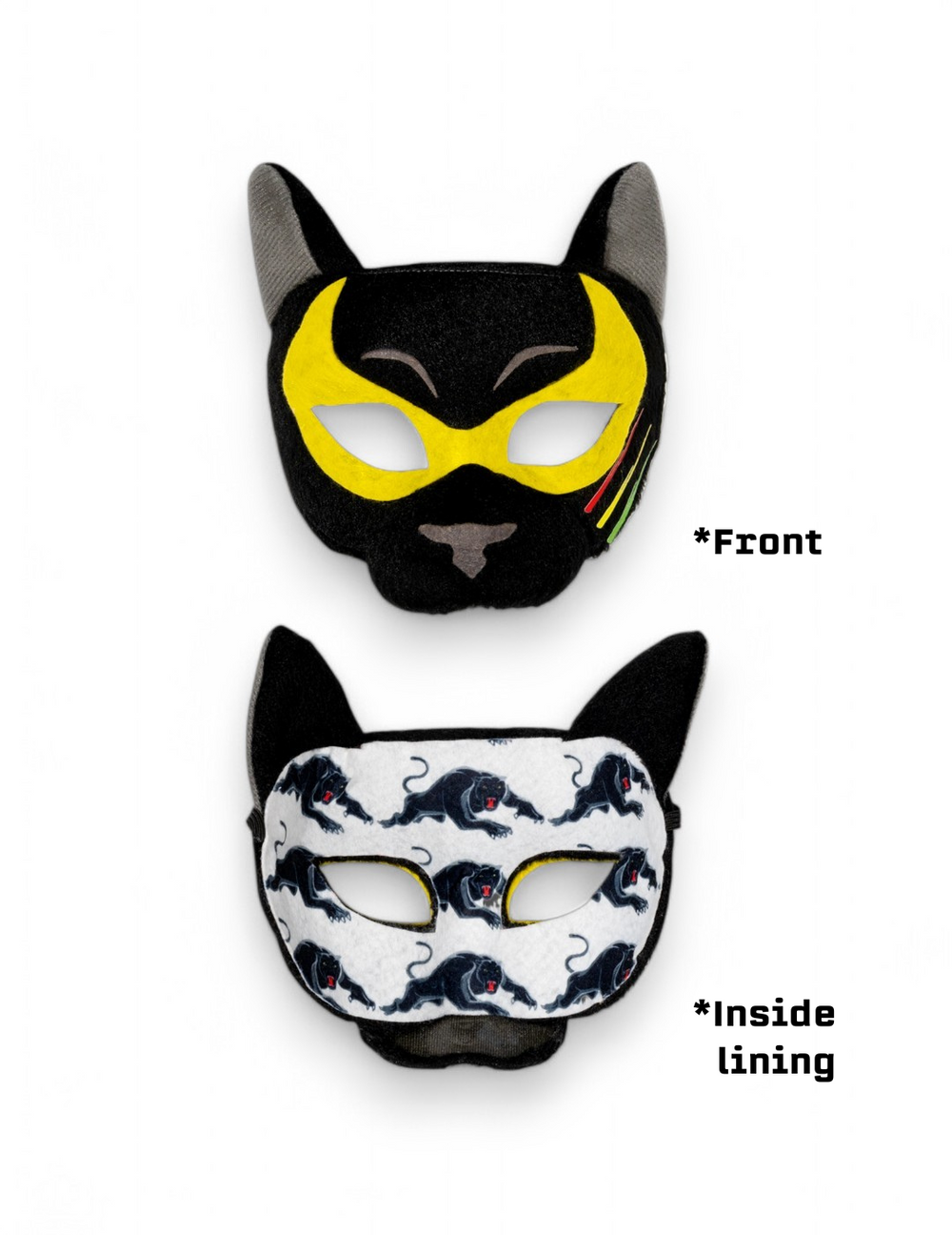 Penrith Panthers NRL Mini Mascot Kids Mask Inside Outside