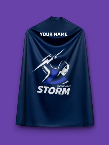 Melbourne Storm Kids NRL Hero Pack – Cape & Mask Set