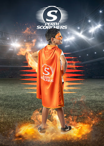 Perth Scorchers Official BBL Merch - Adult Hero Supporter Cape