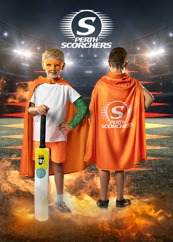 Perth Scorchers Official BBL Merch - Adult Hero Supporter Cape