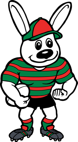 Reggie the Rabbit - The South Sydney  Rabbitohs Mascot 