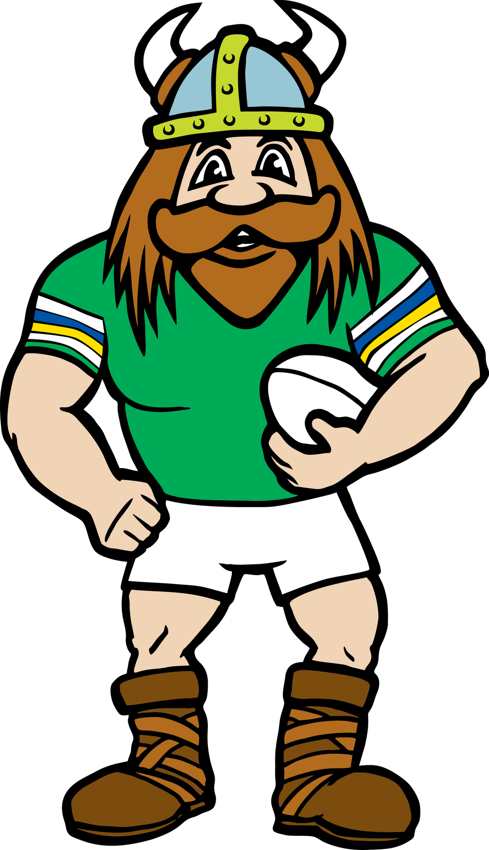 Brutus the Viking - The Canberra Raiders Mascot