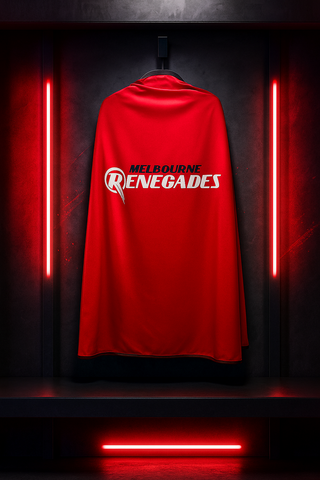 Melbourne Renegades BBL Hero Supporter Pack - Official Mask & Cape Set