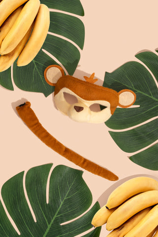 MONKEY - Animal mask & tail