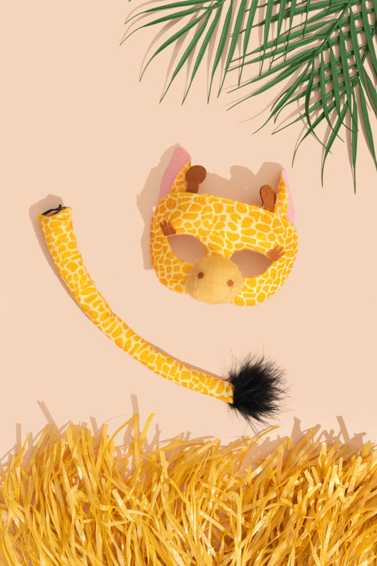 GIRAFFE - Animal mask & tail