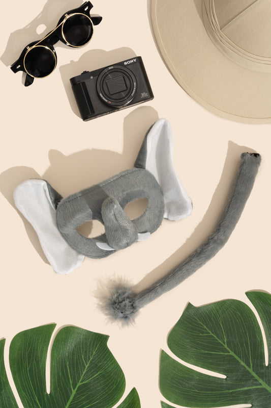 ELEPHANT - Animal mask & tail