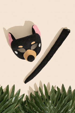 TASSIE DEVIL - Animal mask & tail