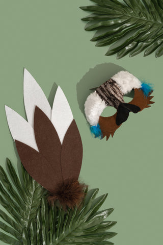 KOOKABURRA - Animal mask & tail