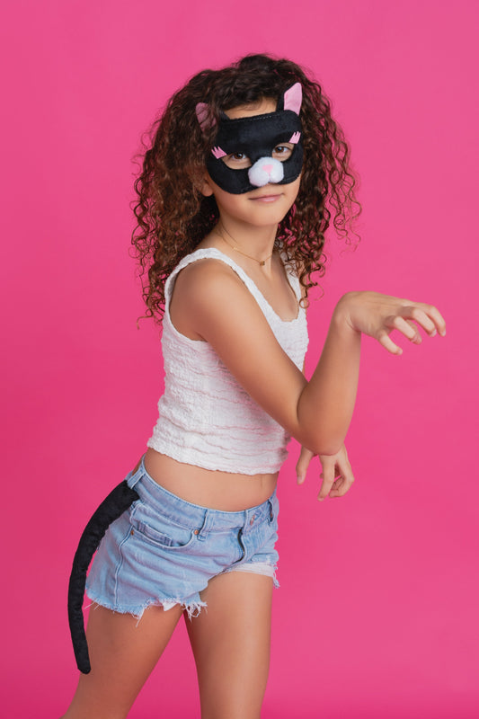 cat mask and tail book week role play animal party