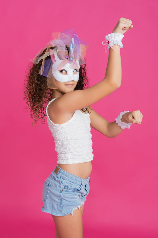 UNICORN - Mask & wrist cuffs