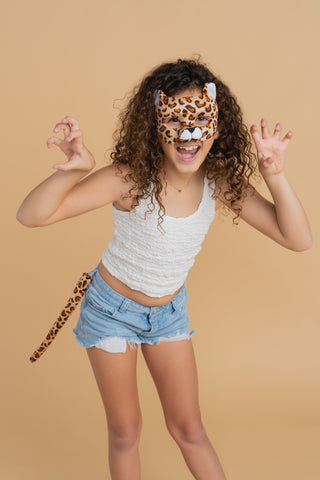 LEOPARD - Animal mask & tail