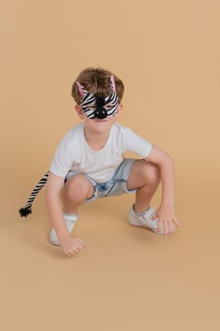 ZEBRA - Animal mask & tail