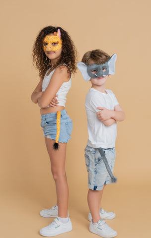 GIRAFFE - Animal mask & tail