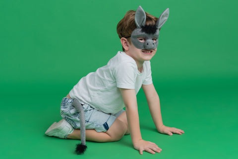 DONKEY - Animal mask & tail