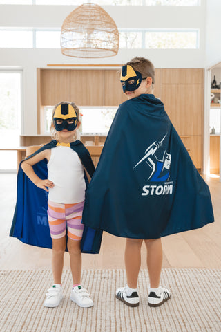 Melbourne Storm Kids NRL Supporter Cape
