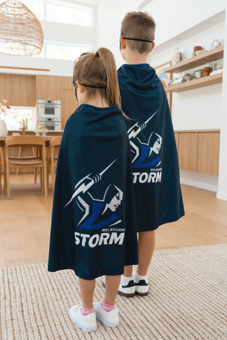 Melbourne Storm Kids NRL Supporter Cape