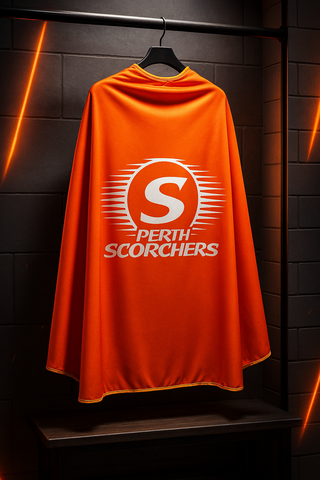 Perth Scorchers Official BBL Merch - Adult Hero Supporter Cape