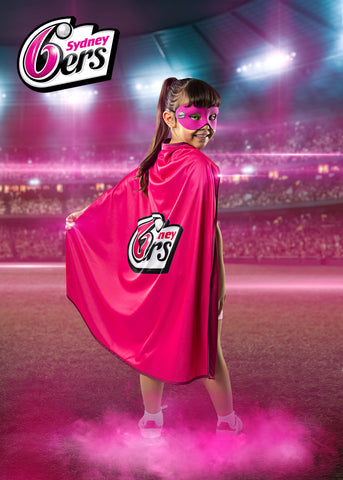 Sydney Sixers Official BBL Merch - Adult Hero Supporter Cape