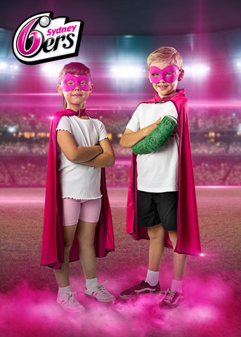 Sydney Sixers Official BBL Merch - Adult Hero Supporter Cape