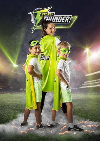 Sydney Thunder Official BBL Merch - Adult Hero Supporter Cape