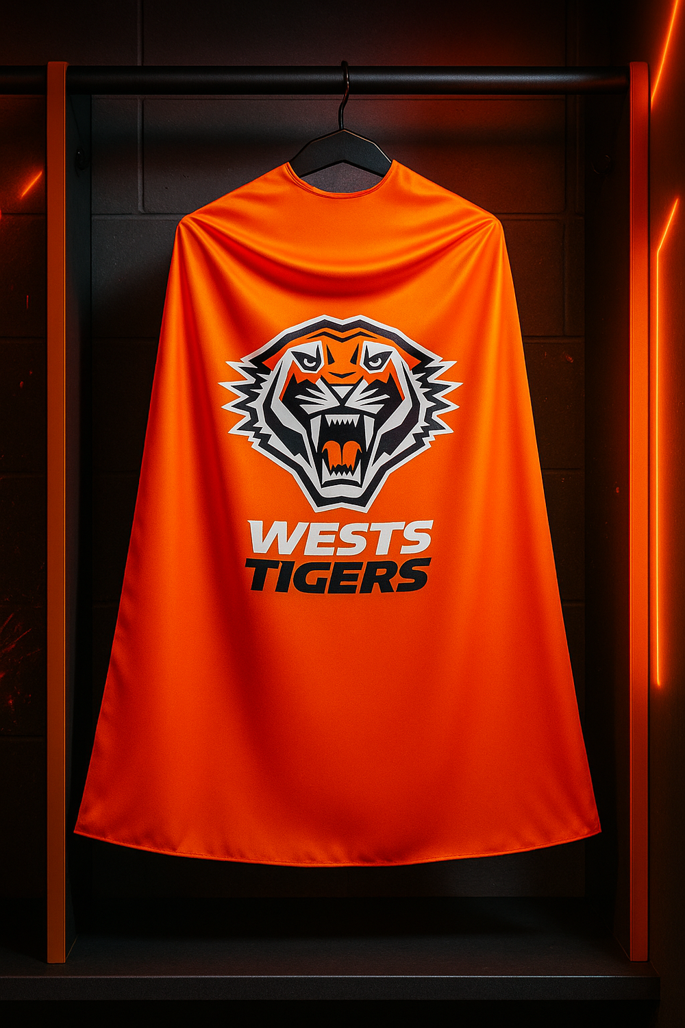 Wests Tigers NRL Mini Mascot Kids Cape