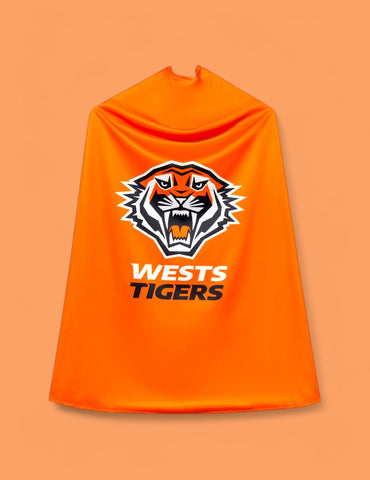 Wests Tigers Kids NRL Supporter Cape