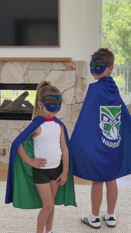 New Zealand Warriors Kids NRL Supporter Cape